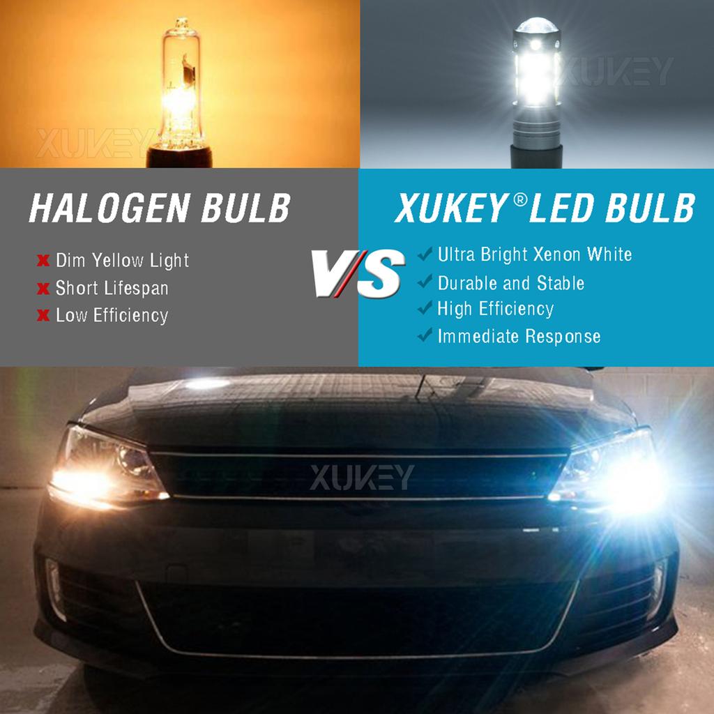 2X pojedyncza wtyczka Mini LED H1 High Low Beam Headlight Car Fog Light DRL Żarówki Zestaw konwersji 12V bezwentylatorowy Halogen Replacement 6000K