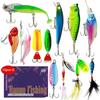 3D Stereo Blindbox Airplane Box Luya Fakebait Blindbox Set Full Water Layerminnow With Hair Hardbait Sequinbait Set Cocked Mouth Horse Mouthbait