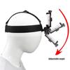 Headband Phone Holder Tool Fixed Holders Adjustable Stable Clamping Fixation Phones Mount Head Straps Clip Fixing Accessory
