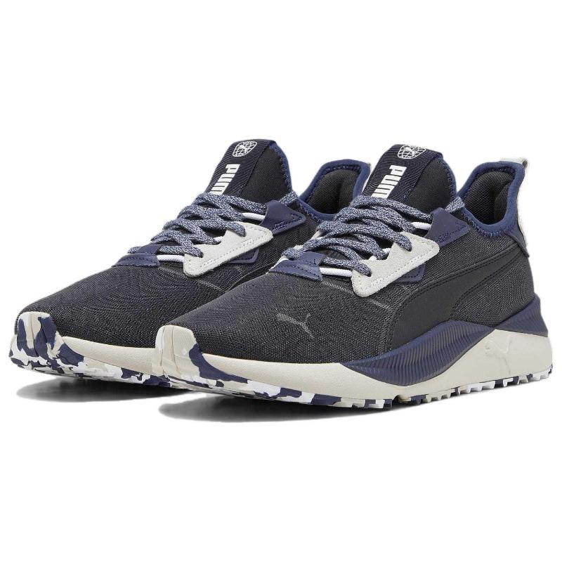 PUMA Pacer Future Unisex Low Top Casual Shoes Black Blue 393468-01