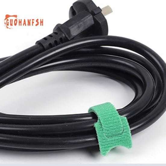 100 Pezzi Cinghia Gestione Cavi Antigroviglio Nastro di Fissaggio Fascette per Cavi in Nylon Fascette per Cavi Gestione Cavi Fornitura per la Casa