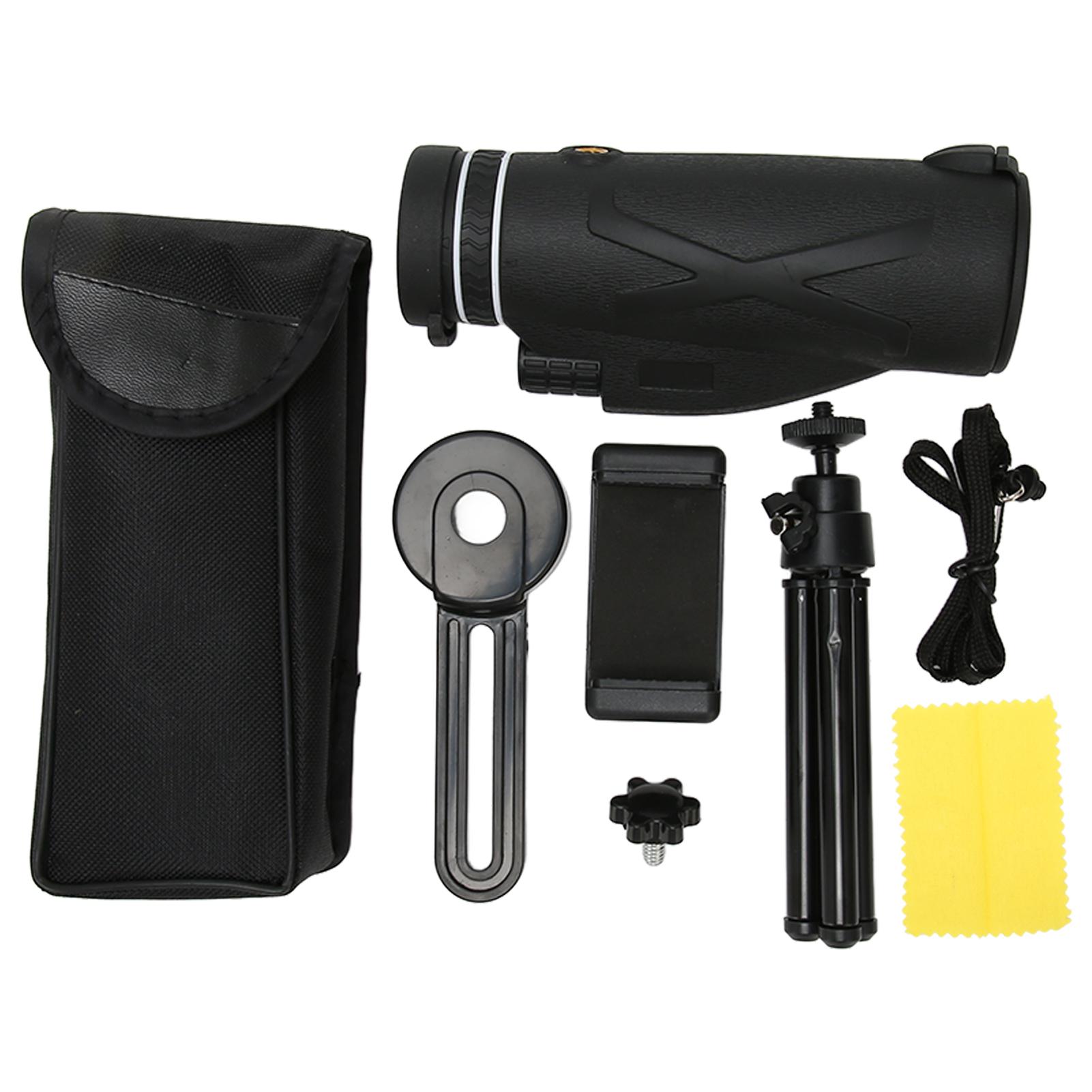 

Monocular Telescope 80X Magnification BAK 4 Prism Multi Layer Film Phone Monocular with Tripod for