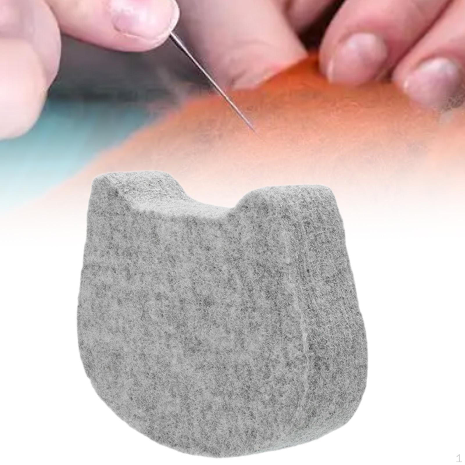 

Коврик для валяния из игл 3D, симпатичные фигурные детали, толстый и прочный игольчатый коврик 15x11.6x3cm