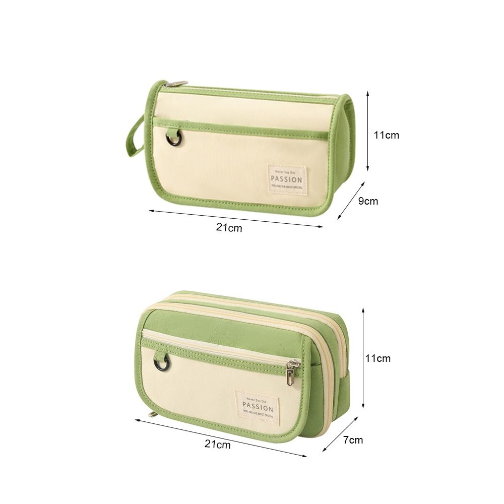 Korean Style Pen Bag Simple Design Flap School Bag New Pencil Case  Student Use School Supplies