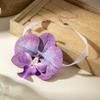 High-end Phalaenopsis Collarbone Chain Charm Beach Jewelry Flower Necklace  Neck Accessories