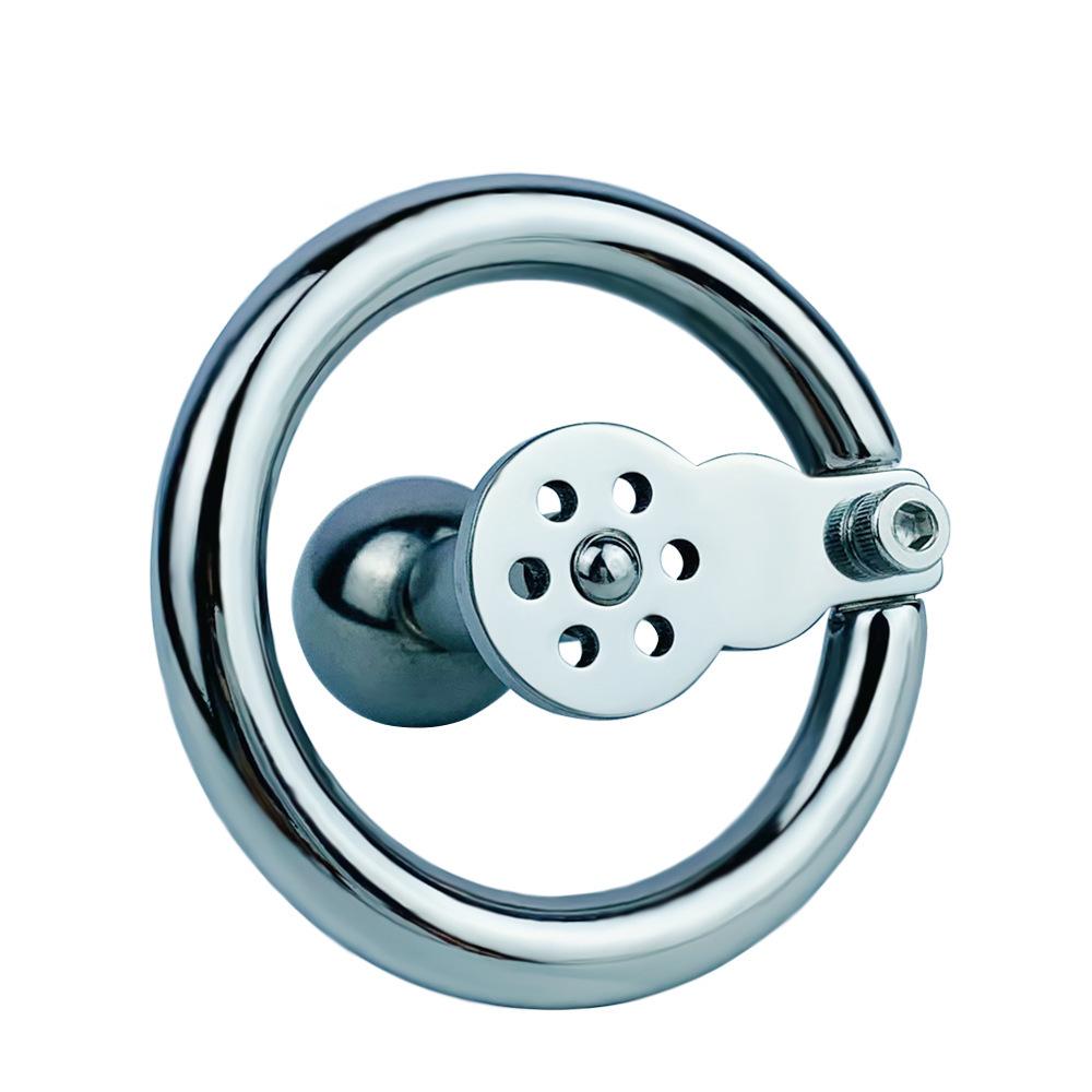 Men's Penis Lock Short Chastity Lock Metal CB Lock Penis Cage Sex Toys Cock Rings Ball Stretcher Stainless Steel BDSM Sissy