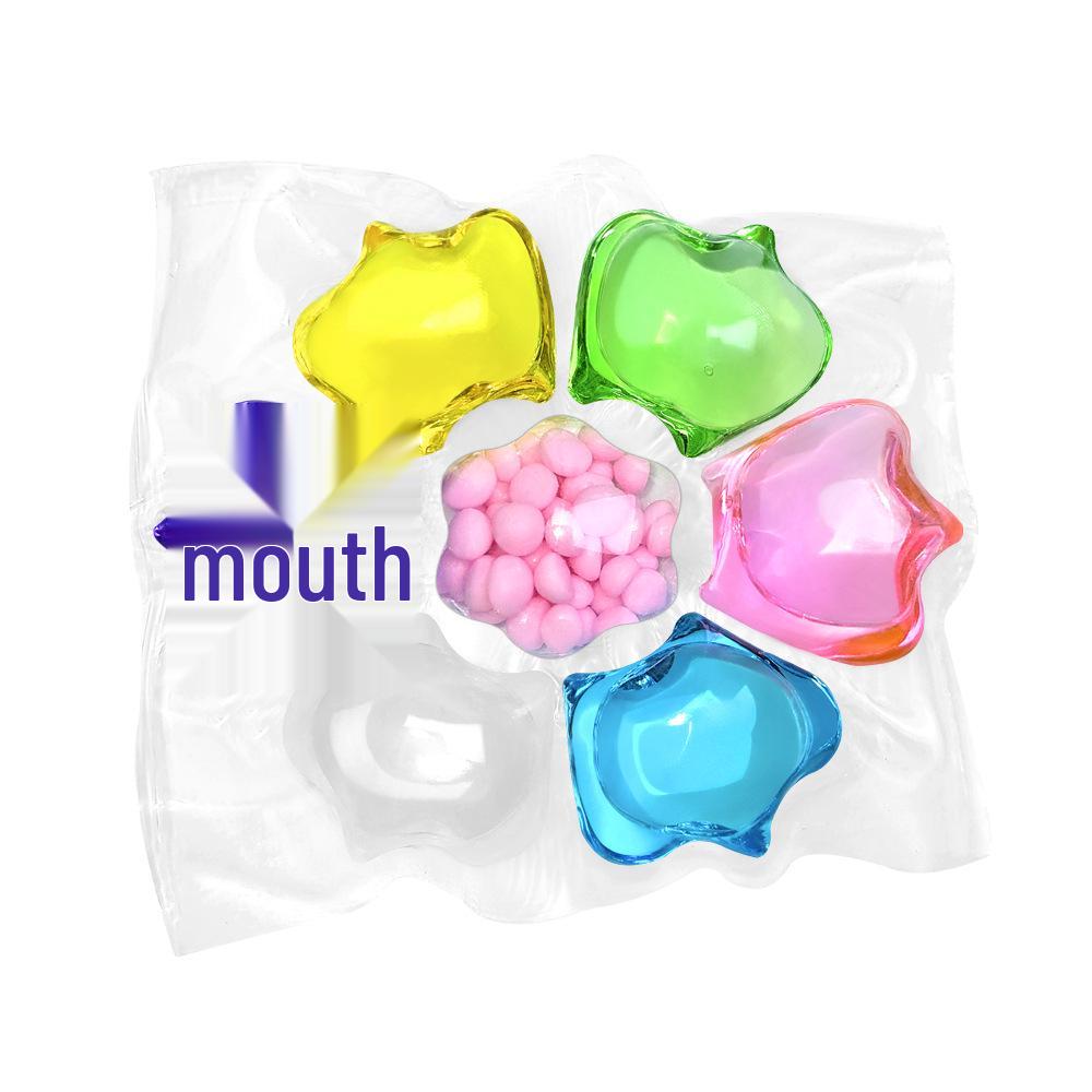 Seven-in-One Laundry Pods: Scent Booster, Softener, Long-Lasting Fragrance & Stain Removal Beads.