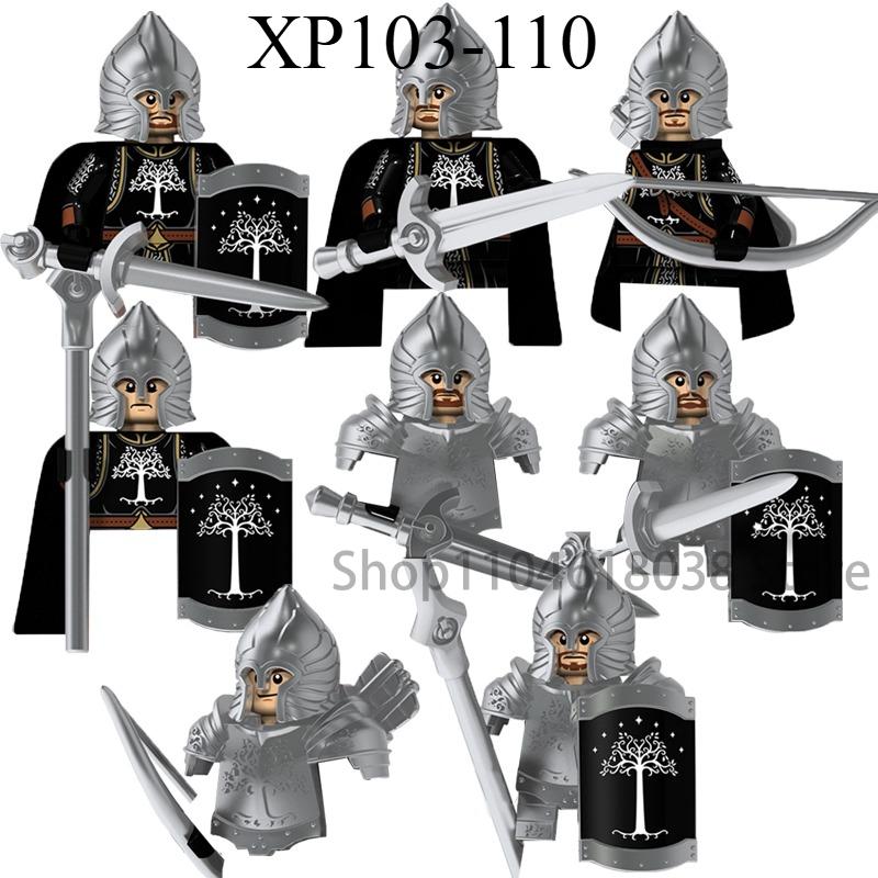 Medieval Military Noble Knights Building Blocks Figures Accessories Helmet Armor Shield Sword MOC Bricks Toys Friends Gifts