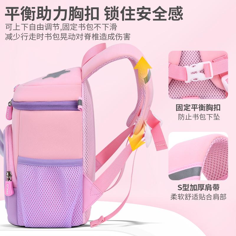 2025 New Girl's Backpack, Children's Kindergarten Large Class, Super Lightweight and Large Capacity, Travel Baby's Shoulder Back