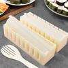 3Pcs/Set Sushi Maker Equipment Kit Plastic Kimbap Sushi Rolls Mold Round Square Heart-Shaped Sushi Making Tools Cake Roll Mold