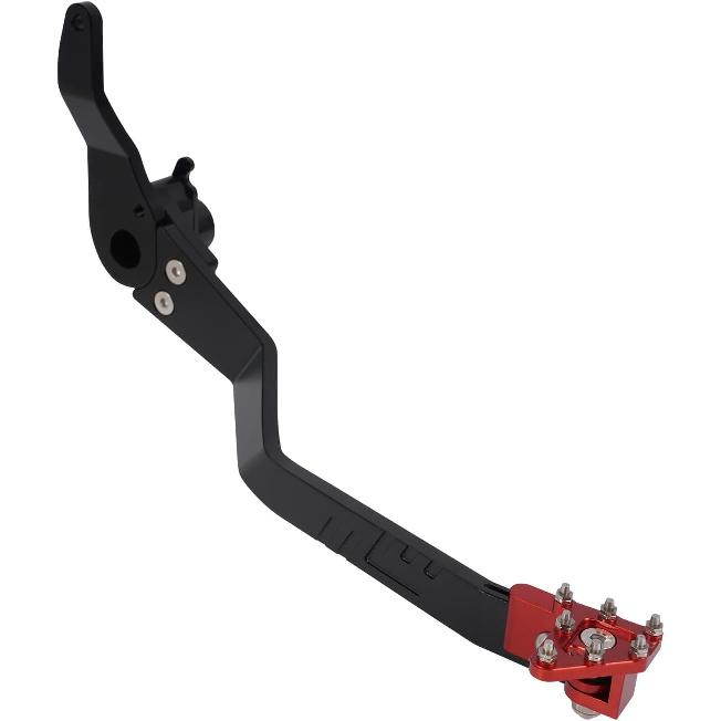 Motorcycle Rear Brake Pedal Foot Lever Extened Foldable CNC for CRF 110 CRF 110F CRF110 CRF110F 2013-2025 Dirt Bike Red