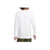 Nike Letter Print Long Sleeve Crew Neck T-Shirt Kids Tops White DX9531-100