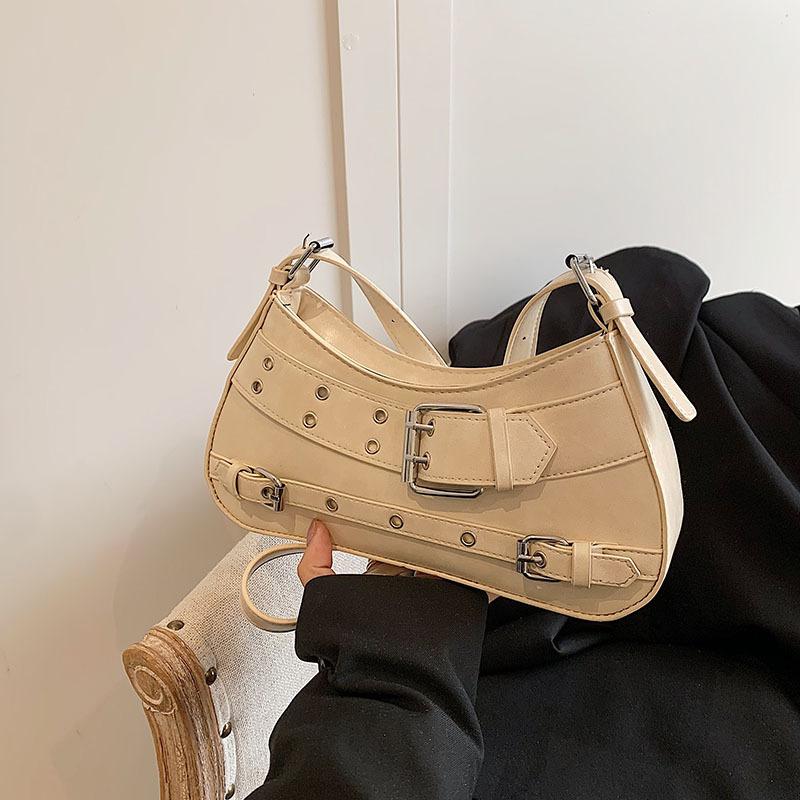 

Niche design women s bag high-end fashion underarm bag women s Korean version spring new PU casual messenger bag