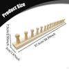 1 Piece Weaving Loom Chunky Blanket Knitting Hand Crochet Board Wooden Frame Ergonomic