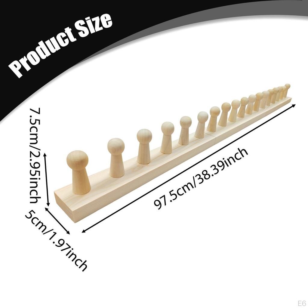 1 Piece Weaving Loom Chunky Blanket Knitting Hand Crochet Board Wooden Frame Ergonomic
