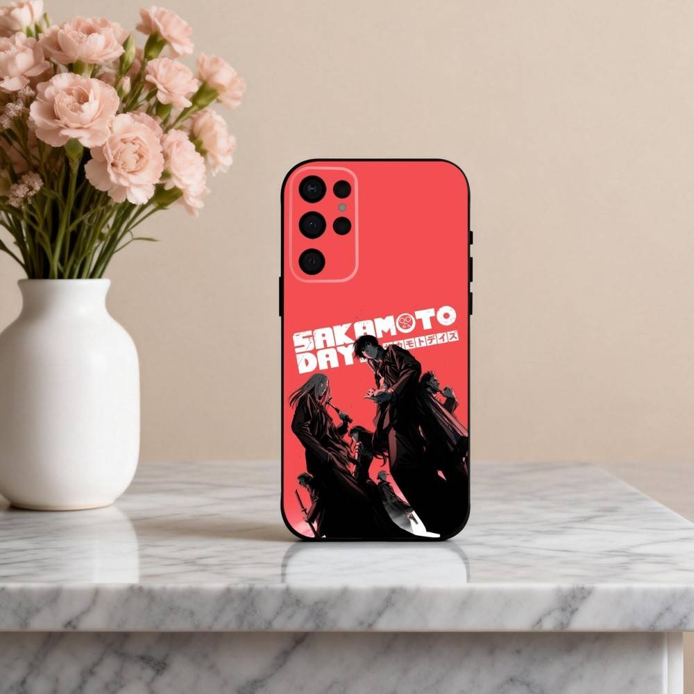 Anime S-Sakamoto-O D-Days Phone Case For Samsung S25,S24,S21,S22,S23,S30,Ultra,S20,Plus,Others Soft Black Cover