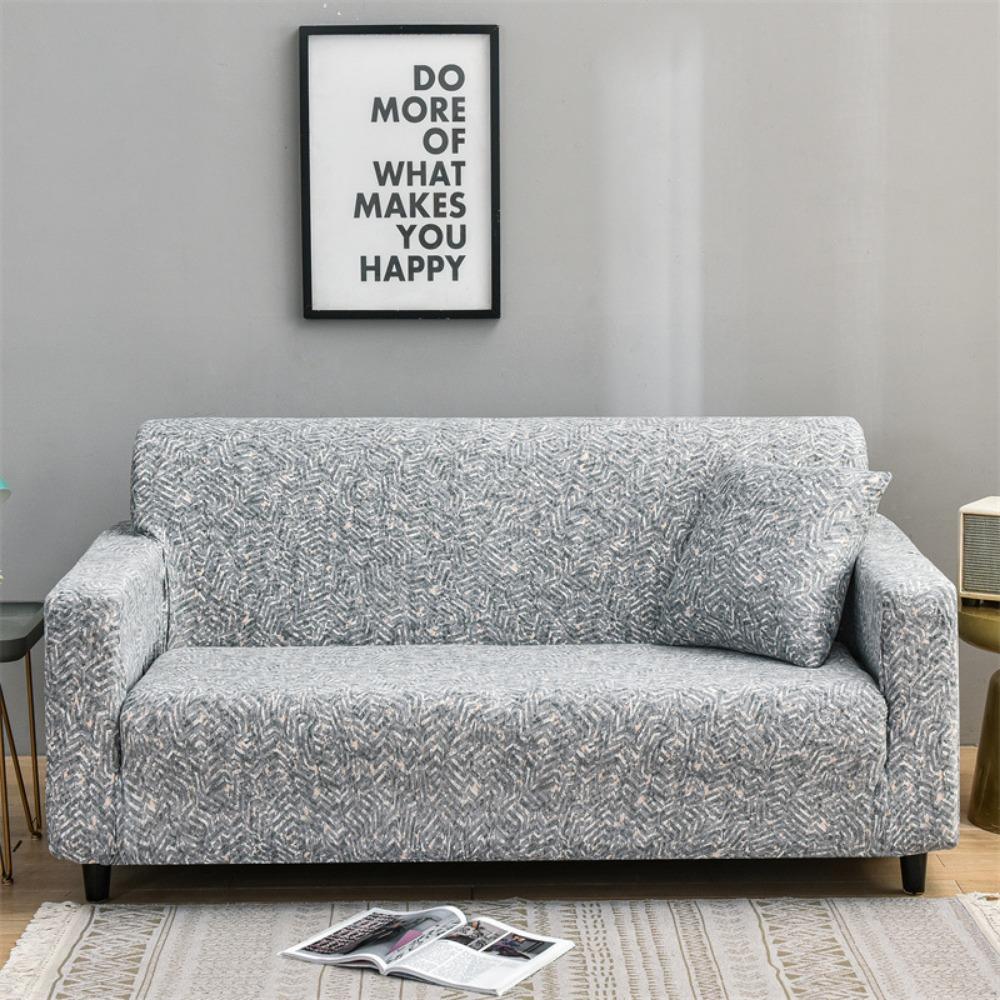 Stretch Sofa Cover Full Set Slip Proof Universal Elastic Couch Protector Anti Dirt Fabric Sofa Cover for All Seasons