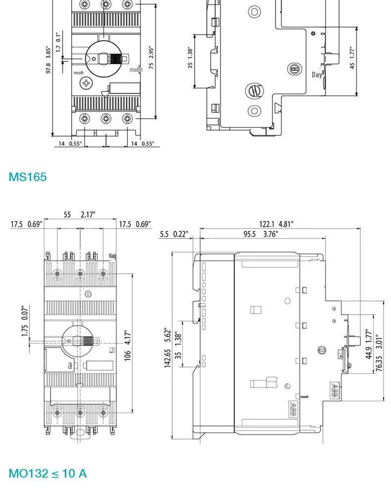 ABB MS116-4 Motor Protection Circuit Breaker