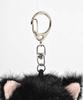 Fluffy Animal Mascot Plush Keychain Key Charm Bag Charm Charm Cat Cat Calico Chick Koala (Calico)