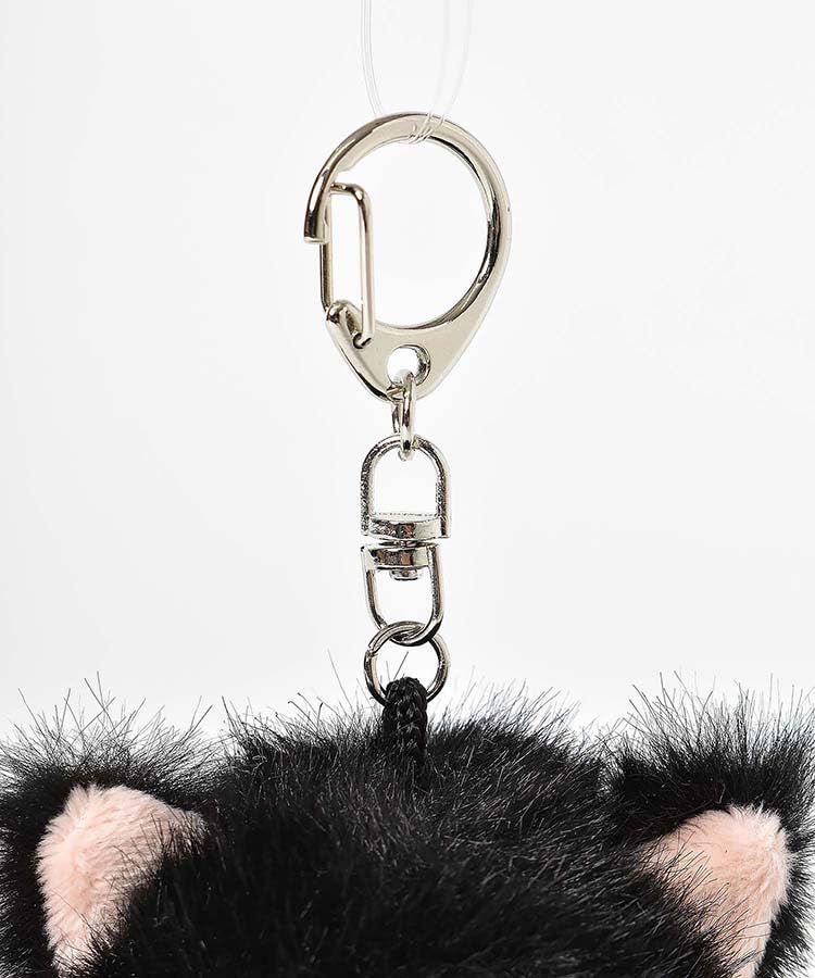 Fluffy Animal Mascot Plush Keychain Key Charm Bag Charm Charm Cat Cat Calico Chick Koala (Calico)