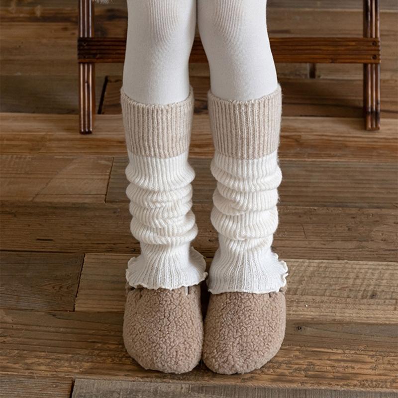 Children's Sweet Leg Warmer Cosy Knitting Fabric Breathable & Stackable for Baby Girls 3 to 13 Year Socks Sleeve