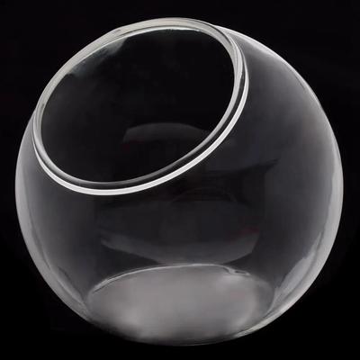 Plant Terrarium Microlandschaft House Clear Container Glass Vase Slant Cut for Wedding Living Room