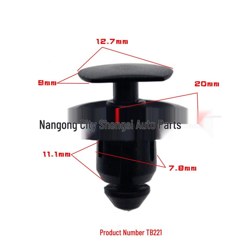 Peugeot Interior Trim Positioning Clips - 8.1mm Universal Snap Buckles