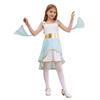 Kostium Greckiej Togi dla Dziewczynki: Bezrękawna Asymetryczna Zwiewna Sukienka Patchworkowa na Halloween Kostium Księżniczki Starożytnego Rzymu Cosplay