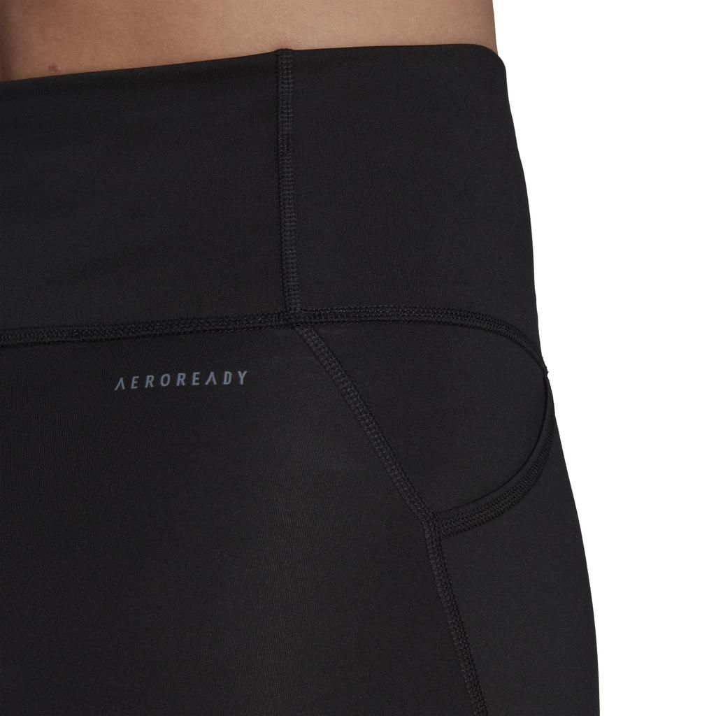 Adidas Running Sports Running Length Black S Tights, Essentials, 7/8 Leggings, NQD32, Women's, (HS5464),