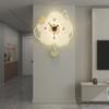 Design Luxury Wall Clock Hanging Nordic Quiet Luminous Minimalist Wall Clock Living Room Modern Reloj De Pared Grande Furniture