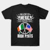 Asian Size Men Print T-shirt Irish Parts No-Cut Heat Transfer Print Cotton Tshirt