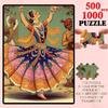 500/1000pcs Puzzle Game (Ravan'S Dance Music for Dancing) Suitable for Living Room Decoration, Wedding Home Decor, Gift Packaging, Jigsaw Puzzle, New 