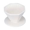 Coffee Dripper Ceramic Convenient Reliable Exquisite Portable Size Simple Design Pour Over Coffee DripperWhite