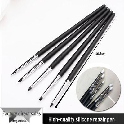 Weiche Spitze Silikon Radierstift Set - 5-teiliges Polymer Clay Modellier- & Korrekturwerkzeug