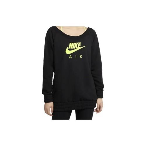 Nike Women's Casual Loose Pullover American-Style Sweatshirt Black