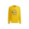 adidas Neo Sweatshirts Men's Yellow Crew Neck Moderate Regular HG6594