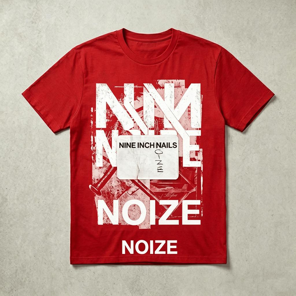 2026 NIN New Album Nine Inch Noize Boys Unisexs TShirt Unisex ONeck 100Cotton Short Sleeve Y2k Pop Oversized Exclusive Rock Tee