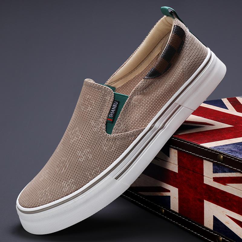 

Мужская обувь удобная и модная повседневная мужская парусиновая обувь с плоским дном и низким верхом для мужчин 44