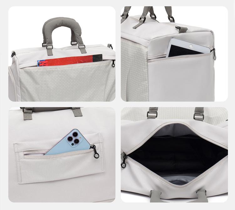 Women's Large Capacity Wheeled Travel Bag - Lightweight, Foldable, Universal Wheels