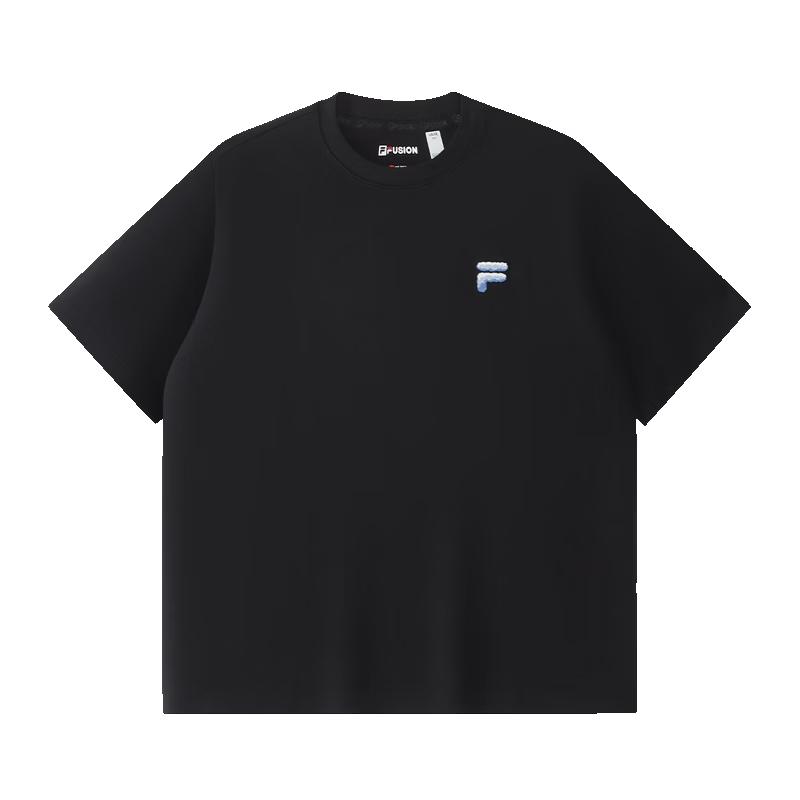FILA FUSION Unisex Cool-Touch Cotton Loose Fit T-Shirt