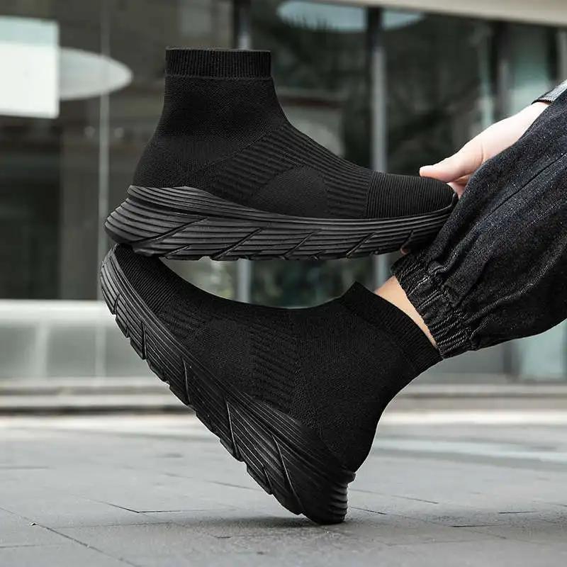 Small Size Stockings White Summer Shoes Casual Autumn Women's Boots Womens White Sneakers Sport Celebrity Boty Losfers