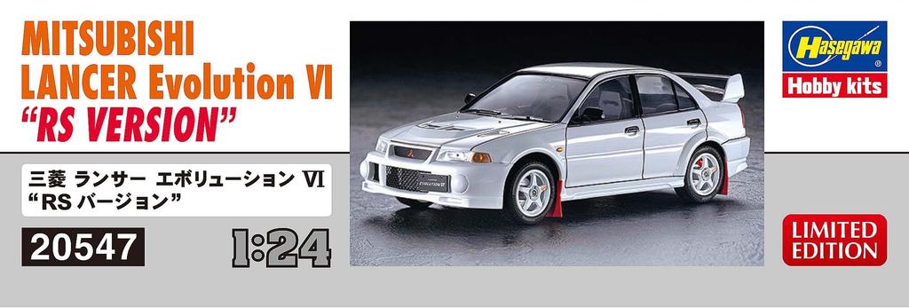 Hasegawa Mitsubishi Lancer Evolution VI RS Version Plastic Model Kit 20547 1/24