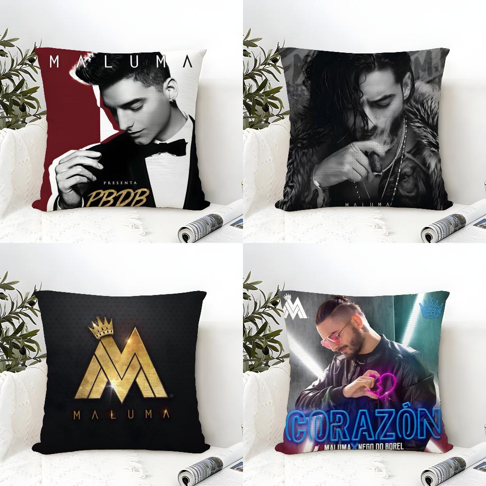 Pretty Boy Music Singer M-Maluma 3 Pillow Case Linen Pillow Case Sofa Home Decor Cushion Cover Cushion Cove