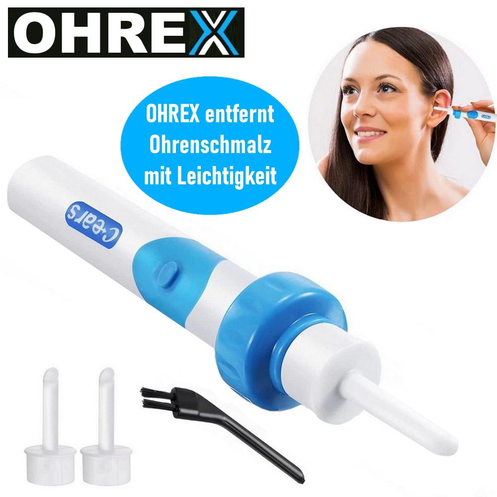OHREX Elektrischer Ohrenschmalz Entferner Ohrenreiniger Ohrenschmalzentferner