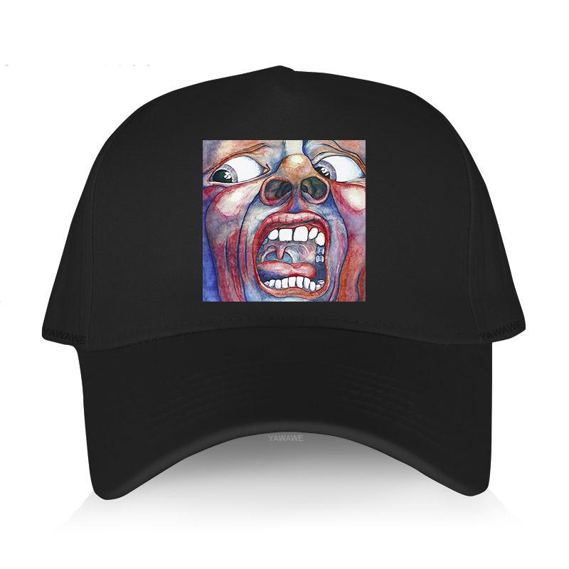 

черные кепки унисекс брендовая повседневная бейсболка King Crimson Unisex s In The Court Of The Crimson King Unisex s Fashion Cotton summer hat