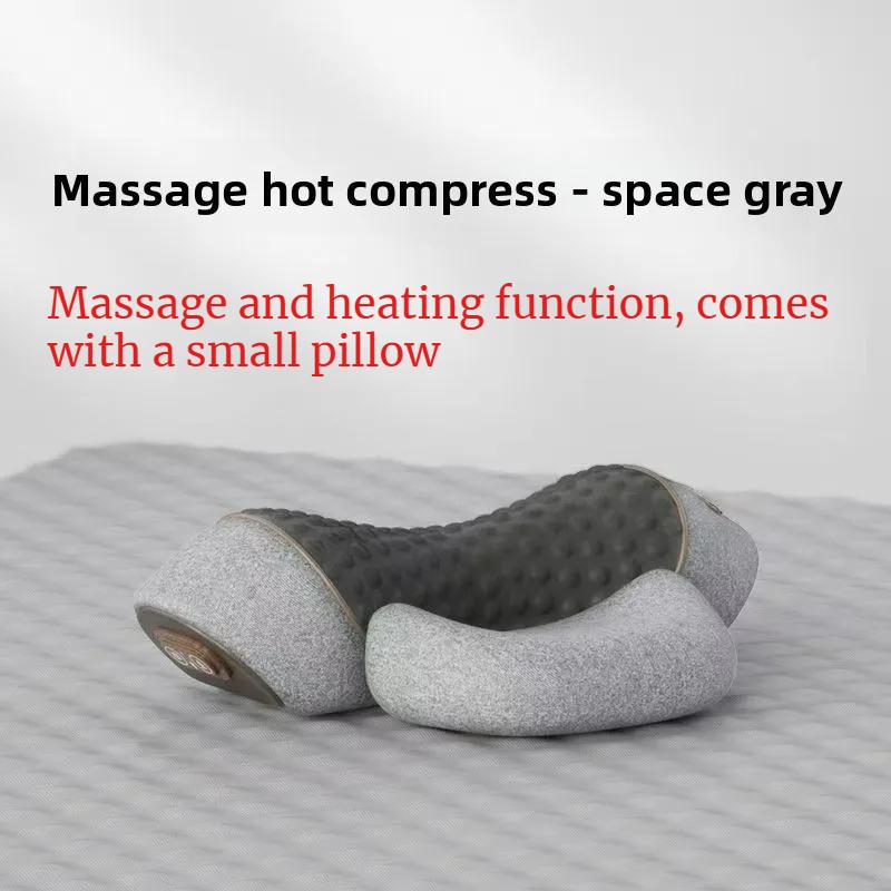 Electric Neck Massager Pillow Cervical Stretcher Heating Vibration Massage Orthopedic Sleeping Pillows Support
