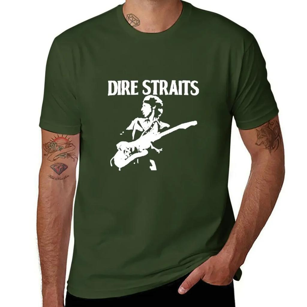 Dire Straits T-Shirt Anime T Shirts Graphic T Shirts Street Wear Tee Shirts for Men