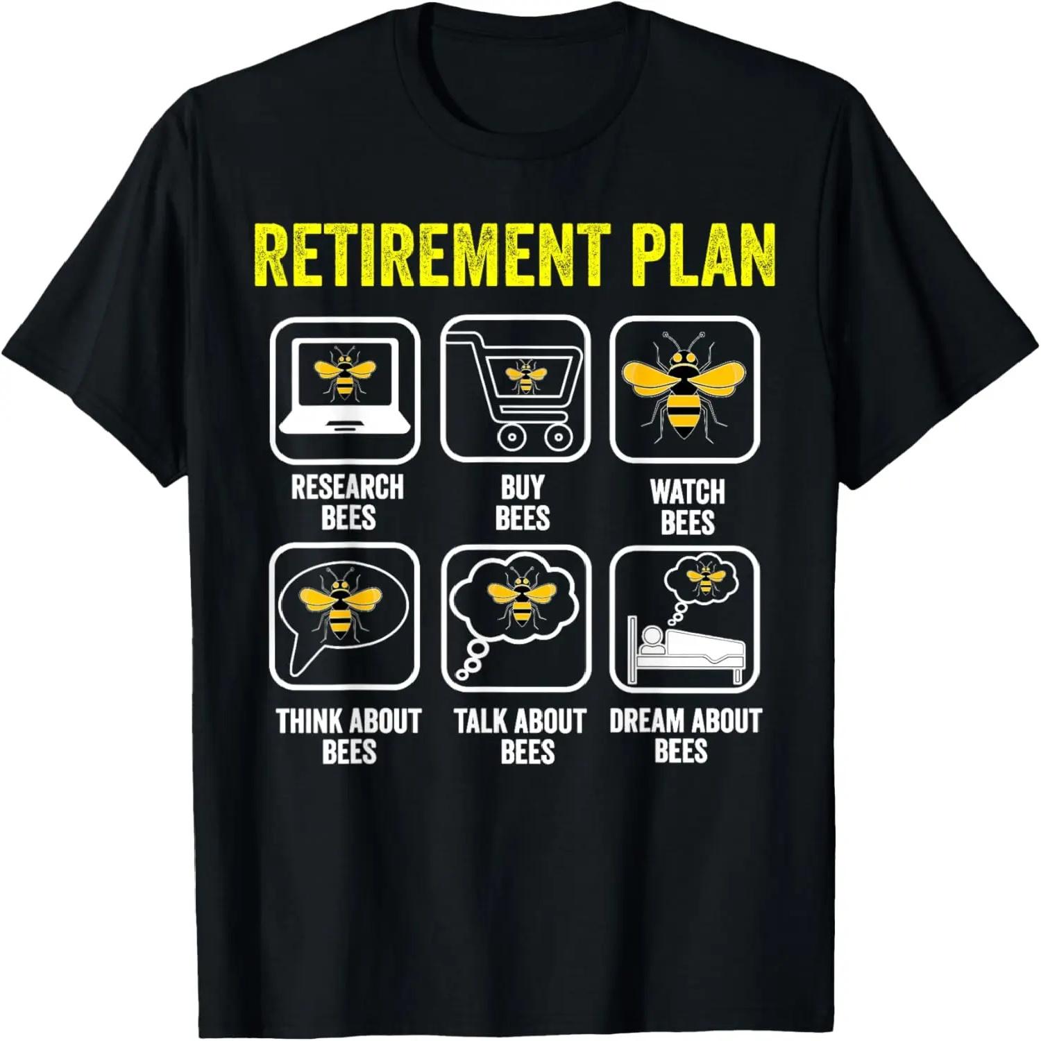 

Beekeeper Retirement Plan Bee Keeper Beekeeping Father s Day T-Shirt XXXXXL