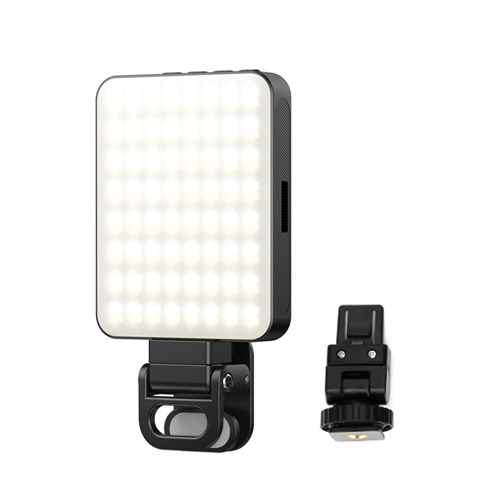 

Magnetic LED Video Light Pocket LED Fill Light 3000K 6500K Dimmable Video Conference Light for Smartphone Laptop Tablet чёрный