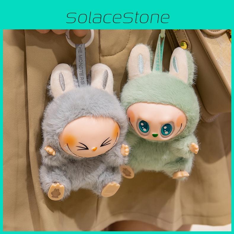 Happy Shy Cute Expression Cartoon Rabbit Plush Toy Doll For Collectors